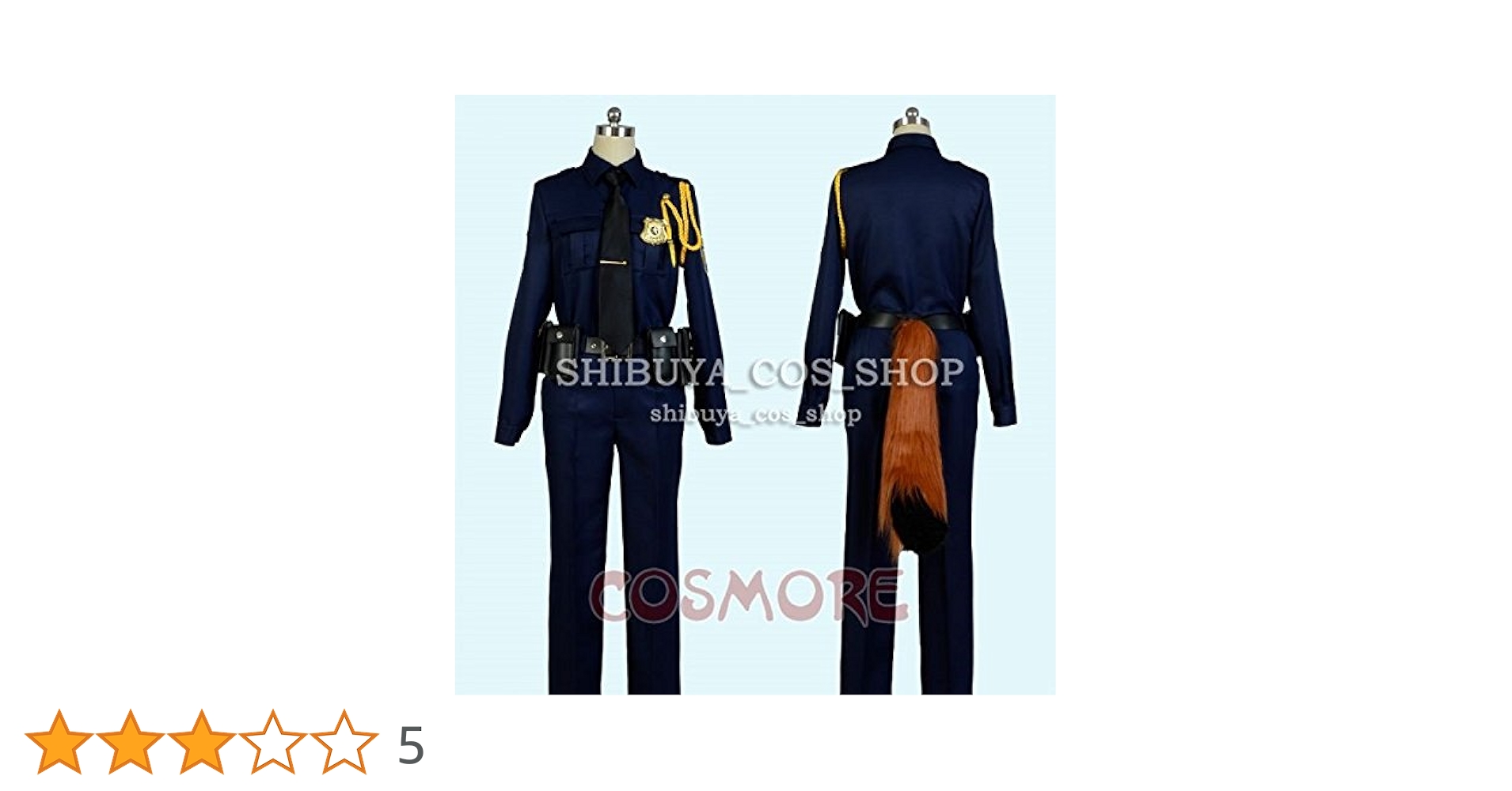 Amazon.co.jp: [cospaya] Zootopia ズートピア ニック 警察制服